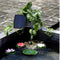 Water Garden Patio 1.2W Solar Panel Pool Bird Bath Fountain Water Pump with 4 Nozzles