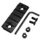2.17 inch Keymod 5 Slot Black Matte Picatinny Weaver Rail Handguard Section