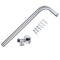 Stainless Steel Shower Extension Arm Home Bathroom Wall Mounted Shower Head Pipe