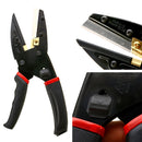 3 IN 1 Cutting Tool Multi Cut Pliers Wire Black Cut Garden Pruning Shears With 3pcs Extra Blades