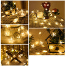 3M 20LED Battery Operated Snowflake Fairy String Light Christmas Wedding Holiday Festival Decor