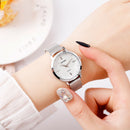 SKEMI 1528 Stainless Steel Strap Casual Style Waterproof Fashion Women Wristwatches Quartz Watch