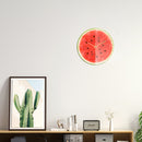 Loskii CC097 Creative Watermelon Wall Clock Mute Wall Clock Quartz Wall Clock For Home Office Decorations