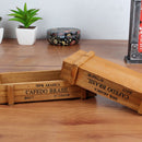 Honana HG-GP5 Multifunctional Vintage Natural Wood Garden Planter Succulent Rectangle Flower Pot