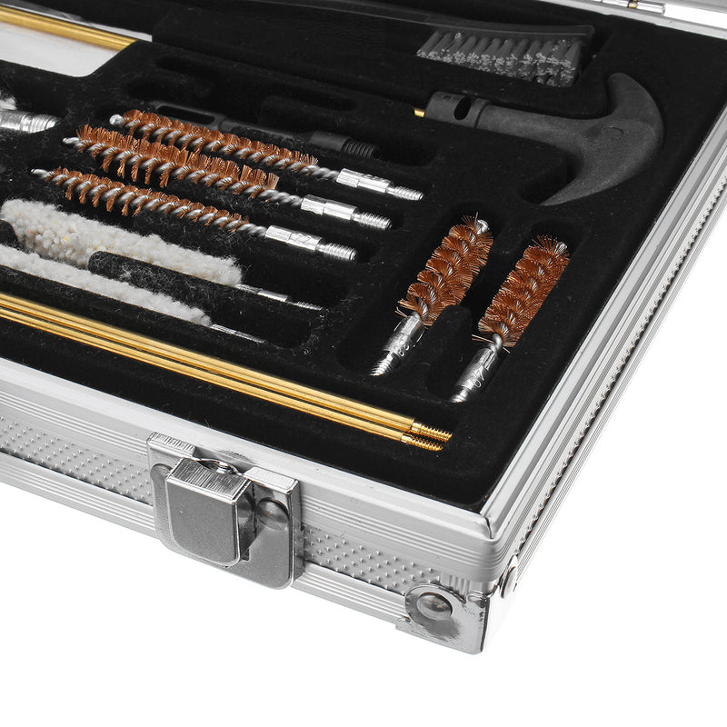 24 In 1 U niversal Guns Brush Cleaning Kit Set for R ifle for Pistol Clean Tools