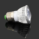 3W E27 4 Red 2 Blue Grow LED Convex Mirror Bulb Greenhouse Plant Seedling Growth Light