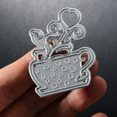 DIY Decor Coffee Love Heart Metal Cutting Dies Stencils Scrapbook Photo Album Paper Card Craft