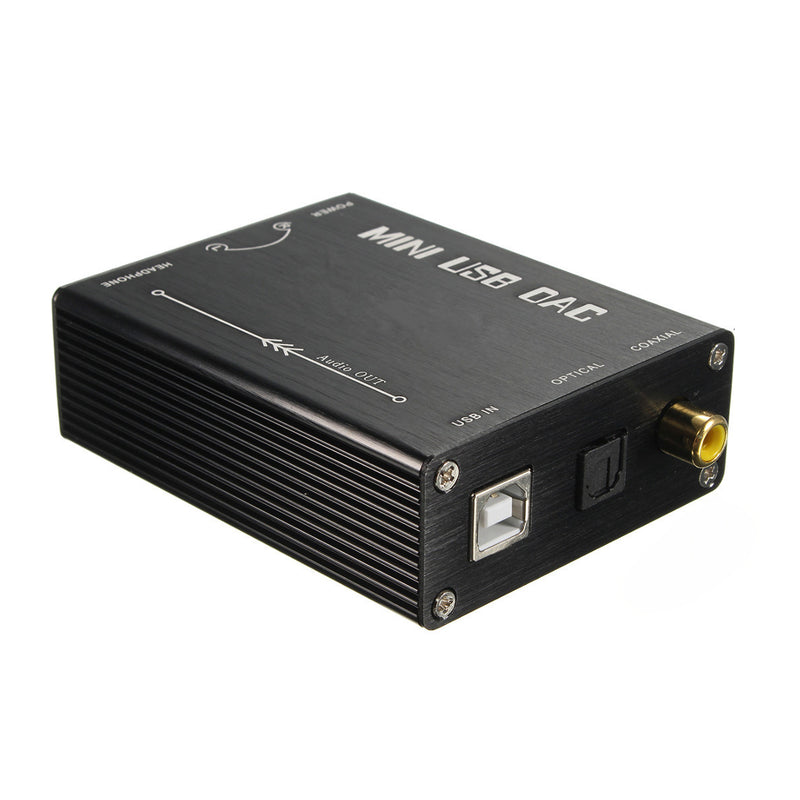 HIFI USB to S/PDIF Optical Coaxial Analog Audio Converter DAC PCM2704 Decoder DAC