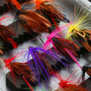 ZANLURE 32pcs Mixed Trout Flies Lure Fly Fishing Tackle with Box