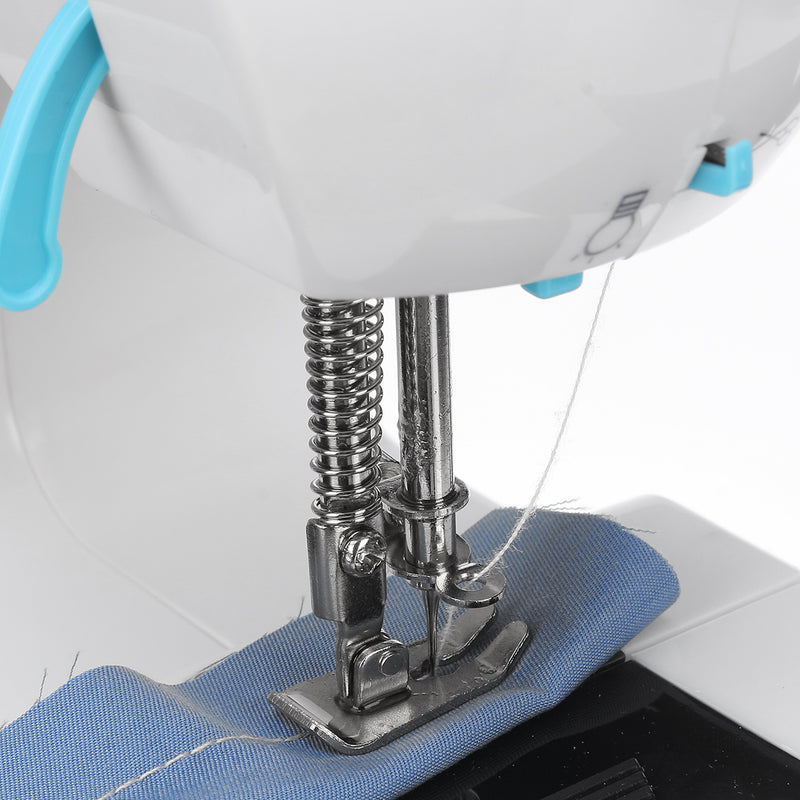 AC100-240V LED Mini Electric Sewing Machine Lightweight Sewing Tools Household Dual Speed switch Automatic Thread Winding