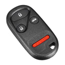 4 Buttons Remote Key Fob Case Cover + Battery 315MHz for Honda Accord 1998-2002