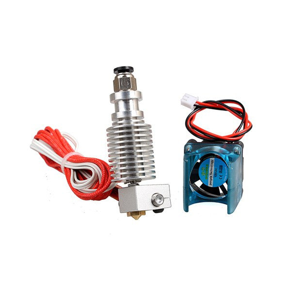 Geekcreit 0.4mm V6 1.75mm Long/Short Distance Metal Extruder Nozzle With Cooling Fan Set for 3D Printer