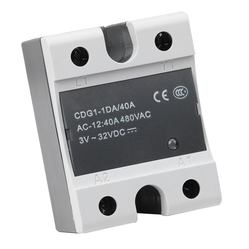 Single-phase SSR-DA 40A  DC-AC Contactless Solid State Relay For Heated Bed 3D Printer Parts