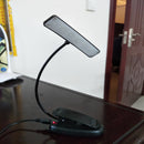6 LED White USB Rechargeable Eye-Care Book Light Clip On Dimmable Table Lamp For Music Stand Night Reading Piano
