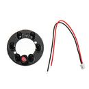 6pcs Black Invisible IR LEDs 940nm Night Vision No Red Exposure 12V Infrared Illuminator LED Board