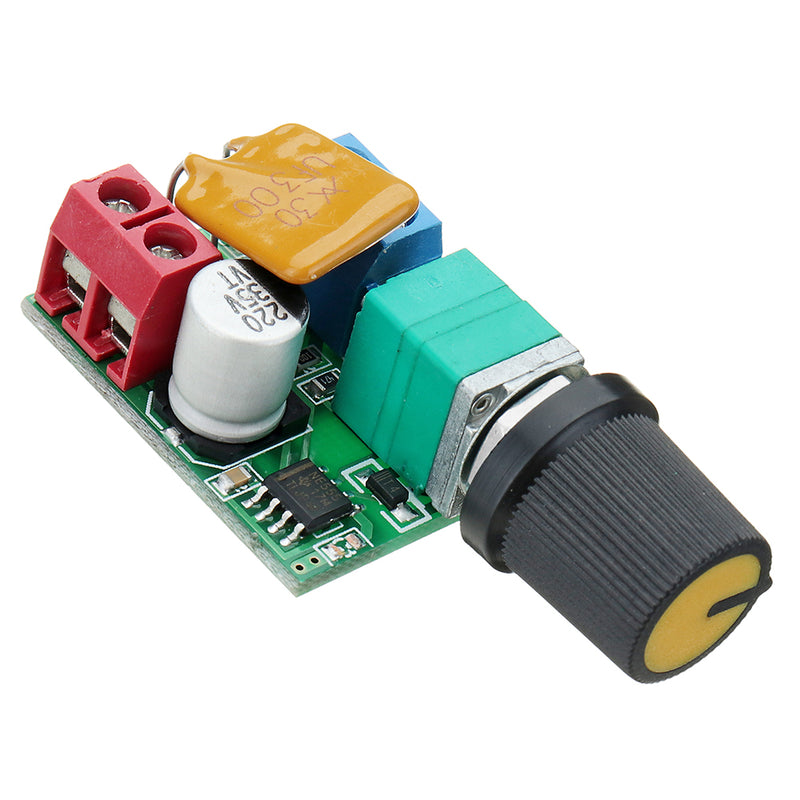 DC 5V To 35V 5A Mini Motor PWM Speed Controller Ultra Small LED Dimmer Speed Switch Governor