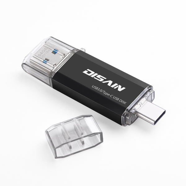 DISAIN T3 Type-C/USB3.0 Mobile Computer Dual-Use U Disk 64GB 128GB USB-C OTG Flash Drive