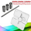 Woodworking Tool Drilling Locator Pocket Hole Drill Woodworking Guide Joinery Tool 6MM 8MM 10MM