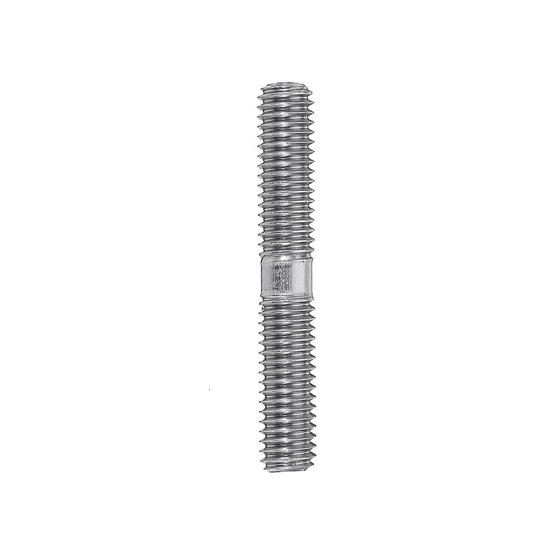 80Pcs M6 304 Stainless Steel Stud Bolt Set Threaded Stud Double Head Screw Rod with Nut Assortment Kit