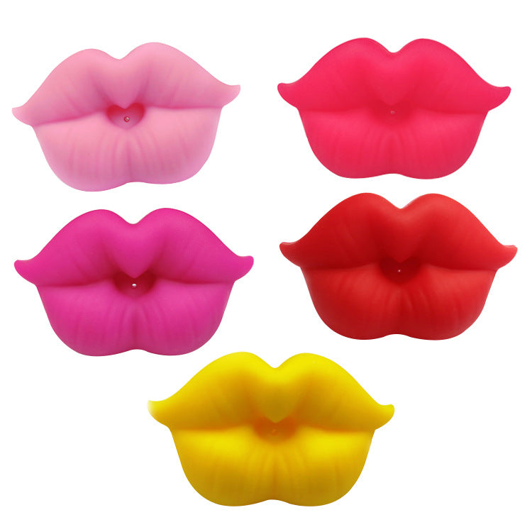 Lips Kiss Shape Baby Pacifier Food Grade Silicone Soother Teether Orthodontic Dummy Baby Nipple