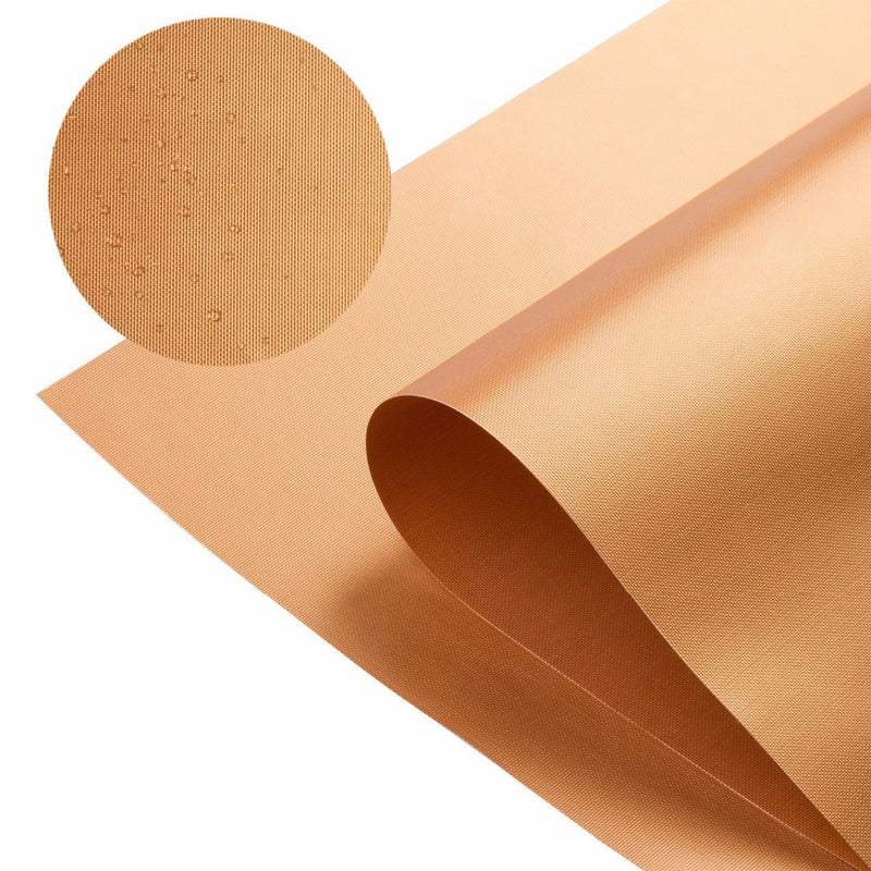 Honana 3pcs Heat Resistant BBQ Grill Mat Copper Bakeware Mat BBQ Mat Roast Sheet Portable