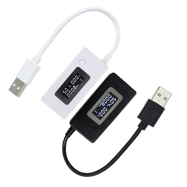 Bakeey LCD Digital Display USB Charging Ammeter Voltmeter Capacity Tester Power Adapter