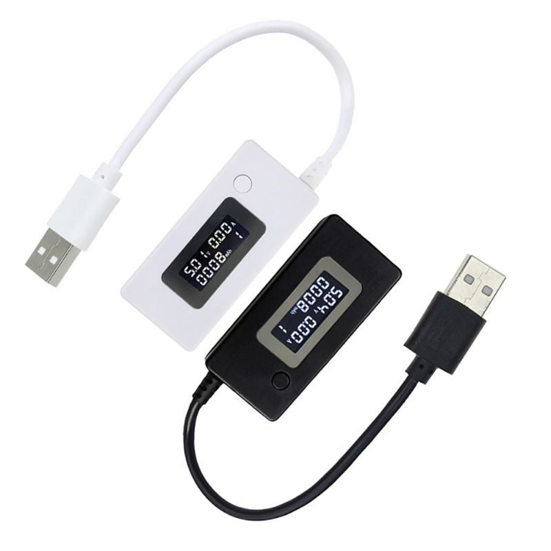 Bakeey LCD Digital Display USB Charging Ammeter Voltmeter Capacity Tester Power Adapter
