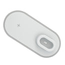 Bakeey 3in1 10W Qi LED Indicator Quick Charger Wireless Charging Dock Station for iPhone 11 TWS Airdots SmartWatch for Samsung S10+ HUAWEI Xiaomi