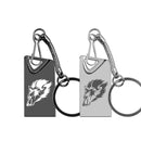 Wolf USB Flash Drive Metal Super Mini USB2.0 32G 64G USB2.0 Portable Pen drive Flash Memory USB Stick with Key Chain