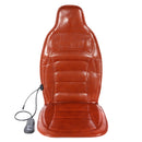 DC 12V Car Household Heated Full Body Massage Seat Cushion Back Lumbar Pain Relief Vibration Massager AC 110V-240V