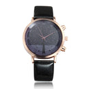 Elegant Fruit Apple Tree PU Leather Band Women Quartz Wrist Watch
