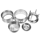 IPRee Portable Wood Stove Backpacking Camp Picnic Burning Furnace Cooker