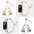 KALOAD 21x7x2cm Stainless Steel Smart Watch Band Straps Replacement for Fitbit Charge 3