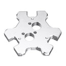 Aluminum Alloy M4 Delta Kossel Fisheye Effector 4mm Hammock Hanging Station For Dual Nozzle Extruder 3D Printer Part