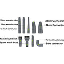 Universal 9PCS Vacuum Cleaner Accessories Adaptor Connector Suction Pipe