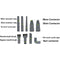 Universal 9PCS Vacuum Cleaner Accessories Adaptor Connector Suction Pipe