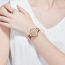 MINI FOCUS 0328L Fashion Women Watch Light Luxury 3ATM Waterproof Stainless Steel Strap Quartz Watch