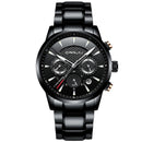CRRJU 2212 Waterproof Calendar Men Watches Fashionable Stainless Steel Strap Quartz Watch