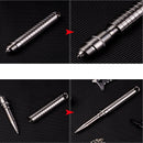 DITO Mini Portable Telescopic Titanium Tactical Pen Outdoor Tungsten Steel Safety Survival Emergency Tool EDC Collection