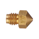 M5 Screw Thread 0.4mm V6 Brass Nozzle for 3D Printer 1.75mm Filament