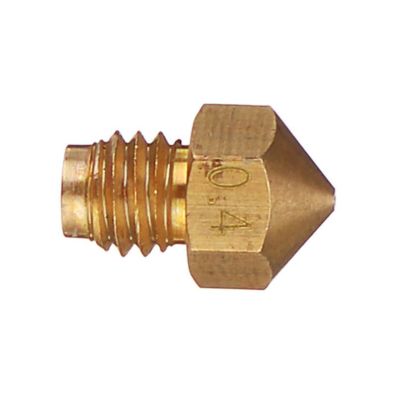 M5 Screw Thread 0.4mm V6 Brass Nozzle for 3D Printer 1.75mm Filament