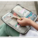 6 Colors Multifunctional Travels Card Holder Portable Wallet Purse Storage Bag