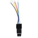 5pcs 12V 40A 5 Pin Relay Switch w/Socket Holder For Car Truck Van Motorcycle Boat