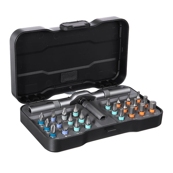 DUKA RS1 24 in 1 Multi-purpose Ratchet Wrench Screwdriver S2 Magnetic Bits Tools Set DIY Household Repair Tool From Xiaomi Youpin