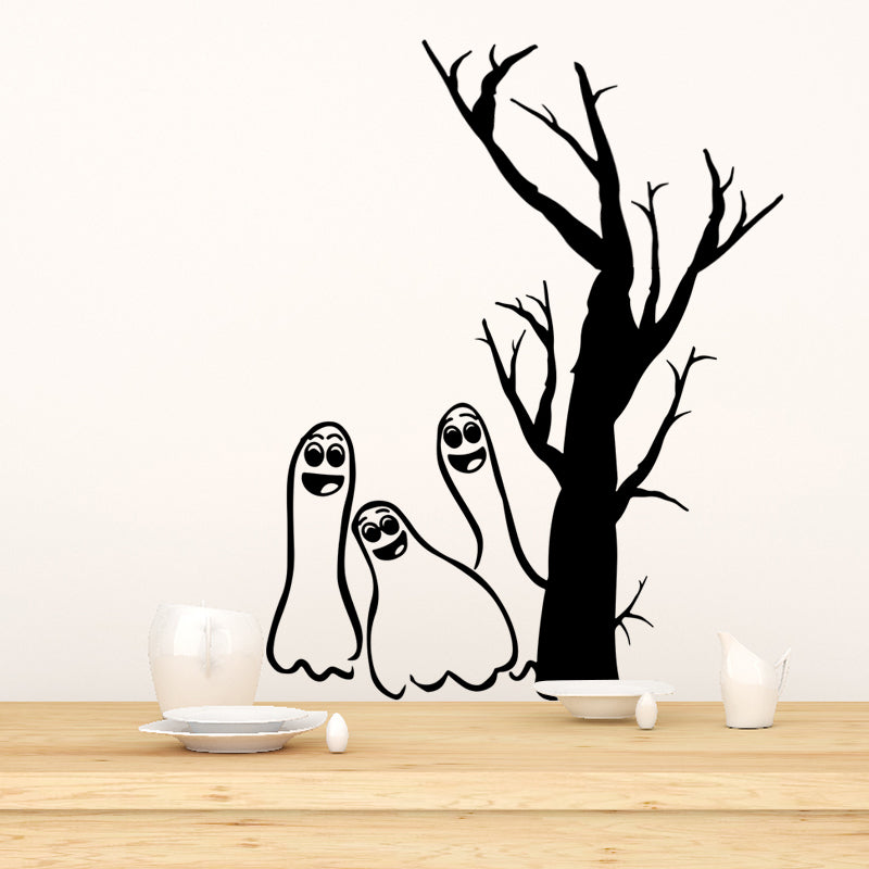 Miico FX3015 Halloween Cartoon Stciker Removable Wall Sticker For Bedroom Living Room Decoration