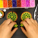 300g 2.6mm Perler Hama Beads Refill Pack 3 Pegboards Stater Kit Kids Crafts Decorations