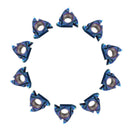Drillpro 10pcs HRC45 Blue Nano 16ER AG60 Carbide Insert External Threading Insert