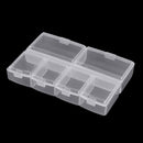 6 Grid Electronic Components Project Storage Assortment Box Bead Organizer Jewelry Box Plastic Storage Case