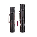 XANES 1123A T6 LED 5 Modes Telescopic Zoom USB Rechargeable Flashlight 18650