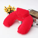 Neck Support Travel Soft Inflatable Pillow Head Rest Cushion